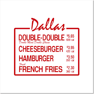 Dallas Burger Posters and Art